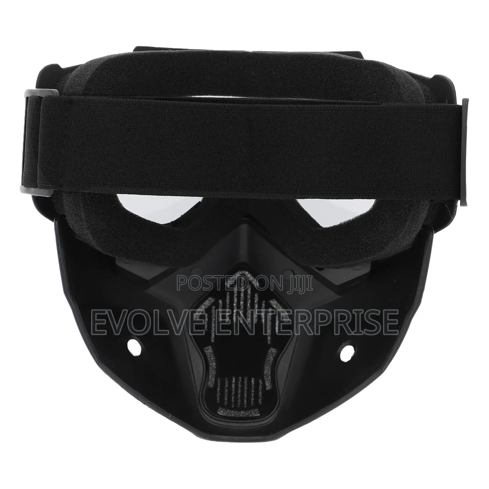 Black Half-Face Protective Mask-Transformer Goggles