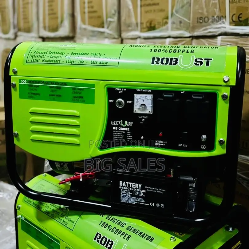 EM2800 - 2.8kva Petrol Generator Keystart