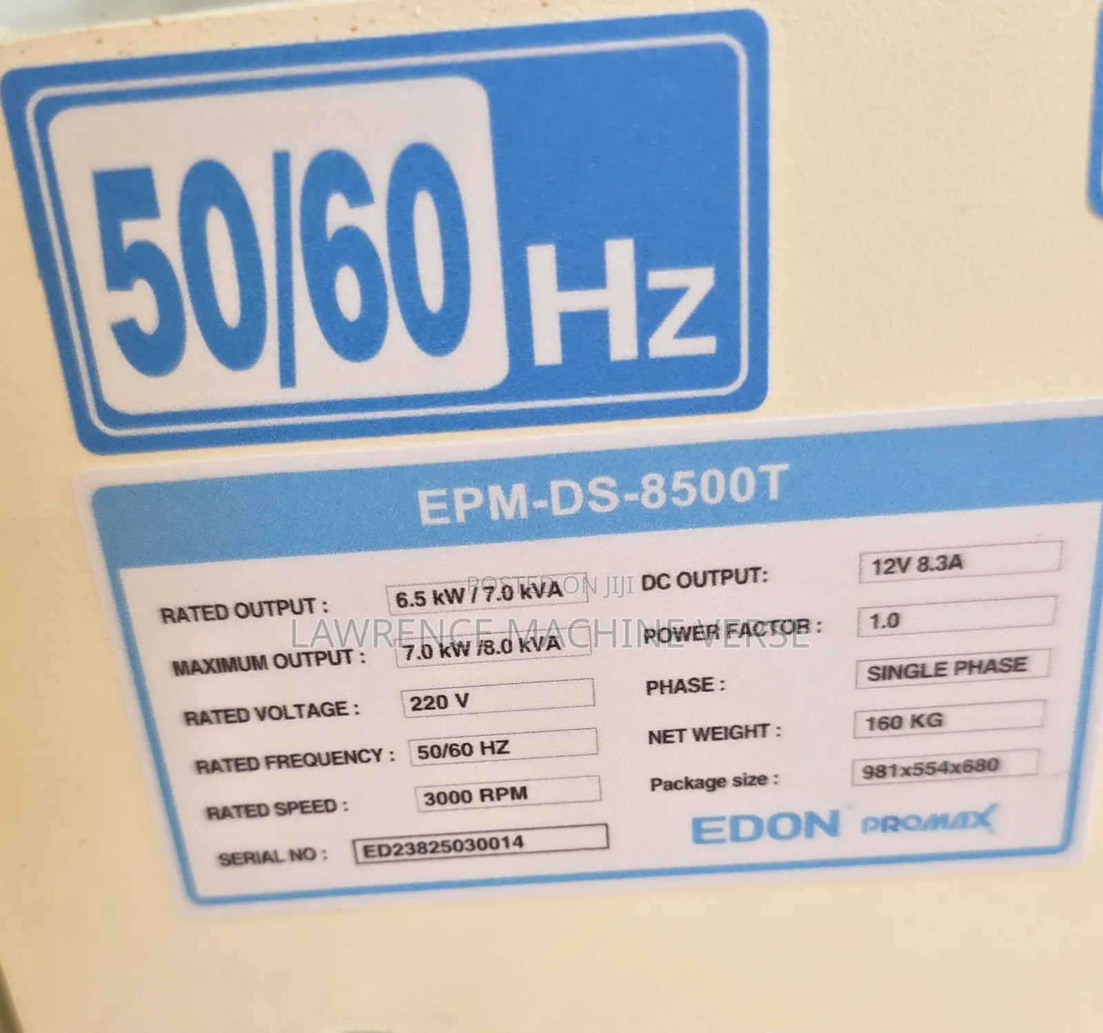 Diesel Generator 8kva 220v