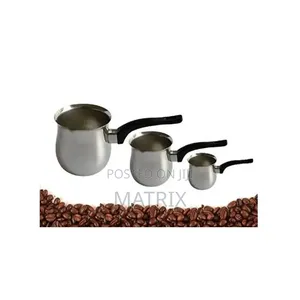 Milk Coffee Warmer Pots Pans (3pcs)