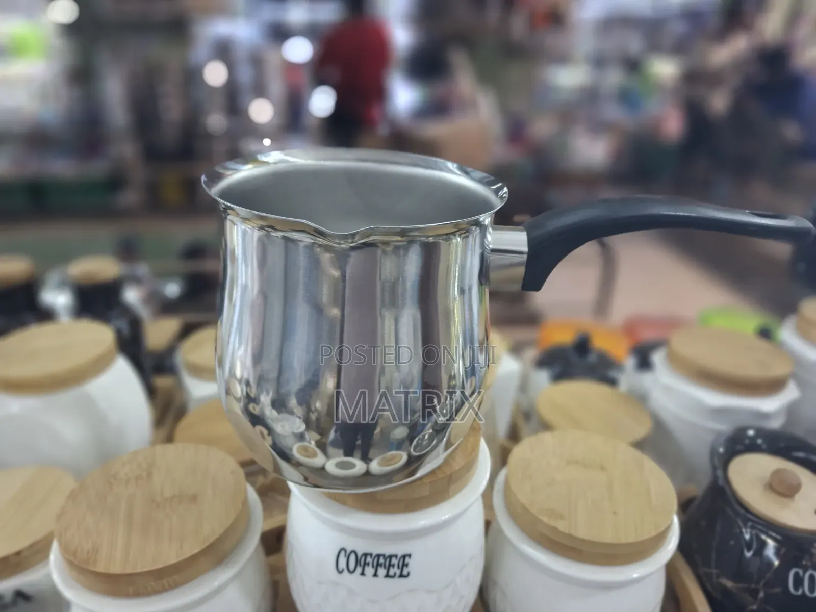 Tea Coffee Warmer Pot With Handle