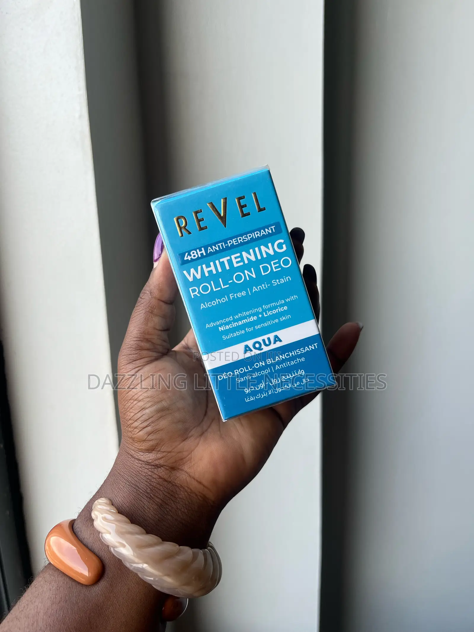 Revel Whitening Roll-on Deodorant - Aqua