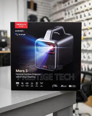 Nebular Mars 3 Outdoor Portable Projector, 5H Battery 1000 ANSI Lumens