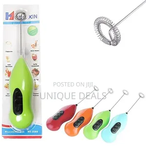 Battery-Operated Coffee Whisk and Milk Frother.