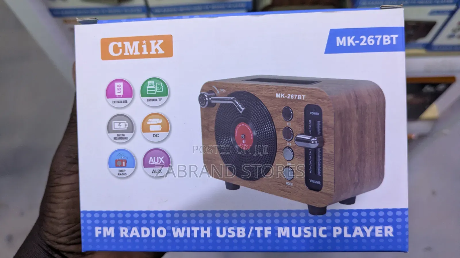 Retro-Style Bluetooth Speaker FM Radio