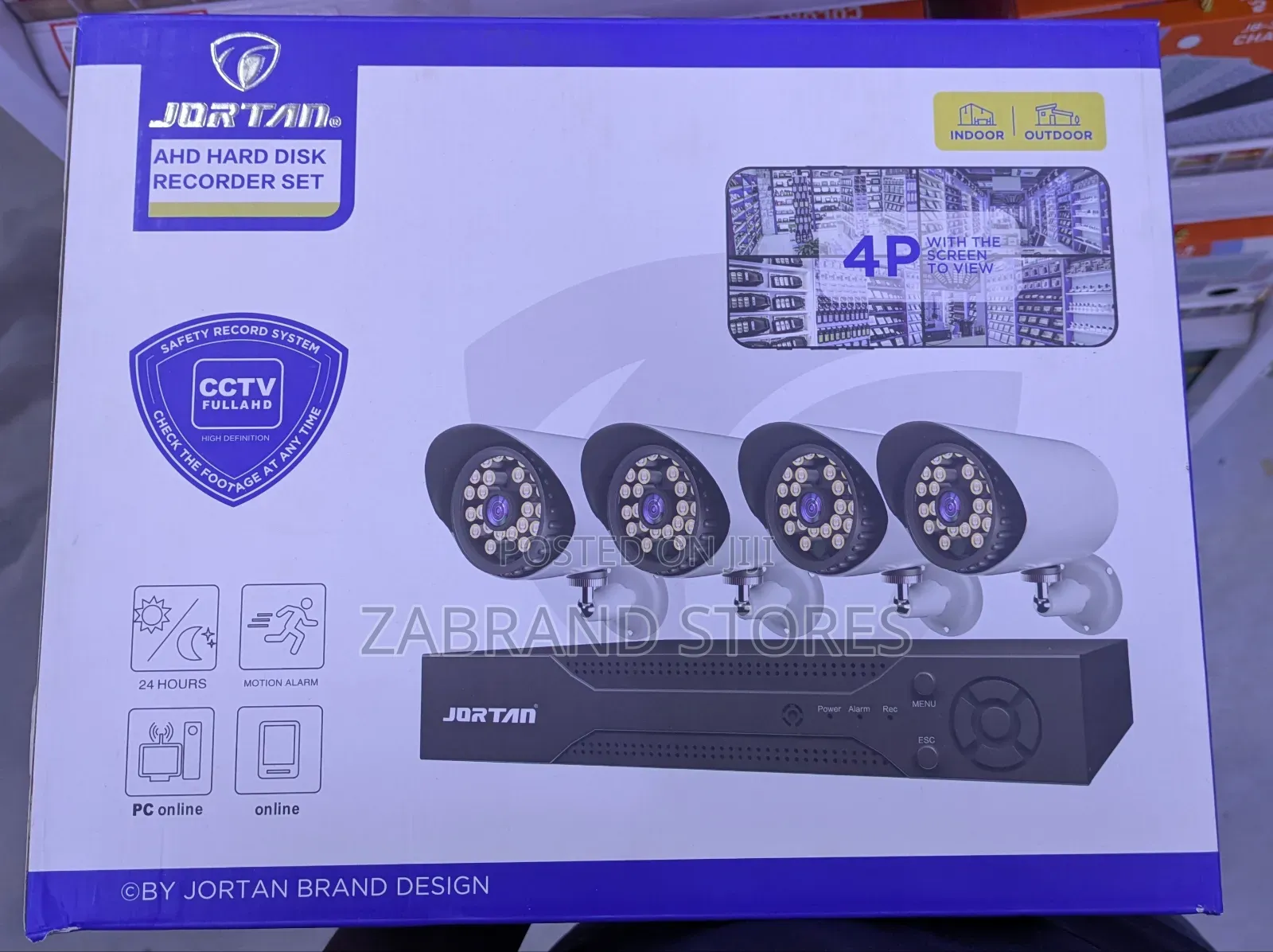 Jortan 4- Channel AHD Security Camera System Kit