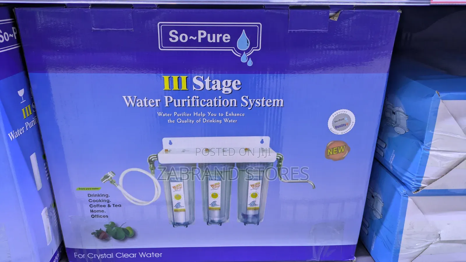 Triple So-Pure Water Purifier/ Filter System