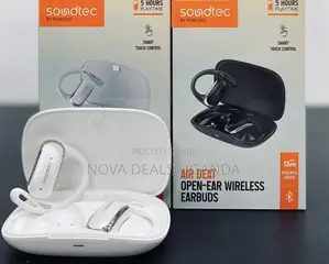 Porodo Soundtec Canary Air Beat Open-Ear Earbuds, Touch Contro