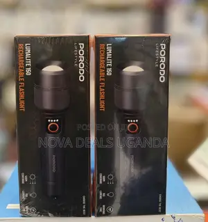 Porodo Luminate Rechargeble Flashlight Torch 30W