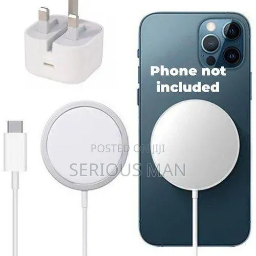 iPhone MagSafe Wireless Charger Bundle Featuring a 25W USB-C Adapter.