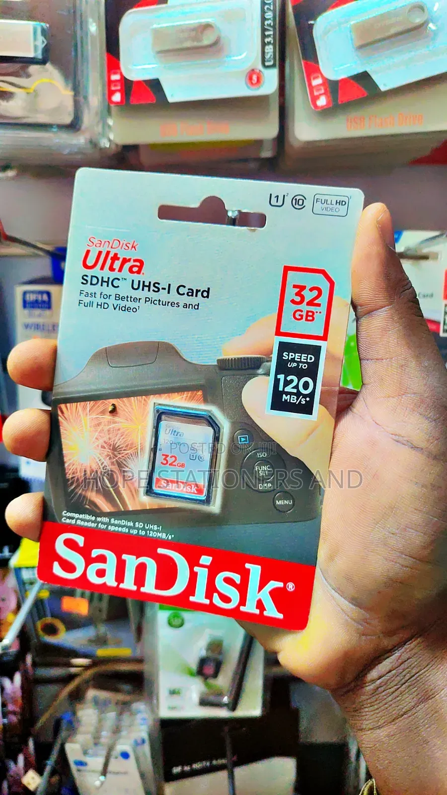 Camera SD Card 32gb - 120mb/S