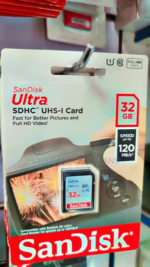 Camera SD Card 32gb - 120mb/S