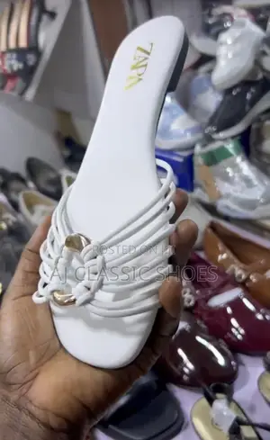 Zara White Unique Shoes