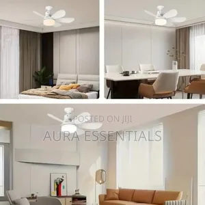 Modern White LED Ceiling Fan