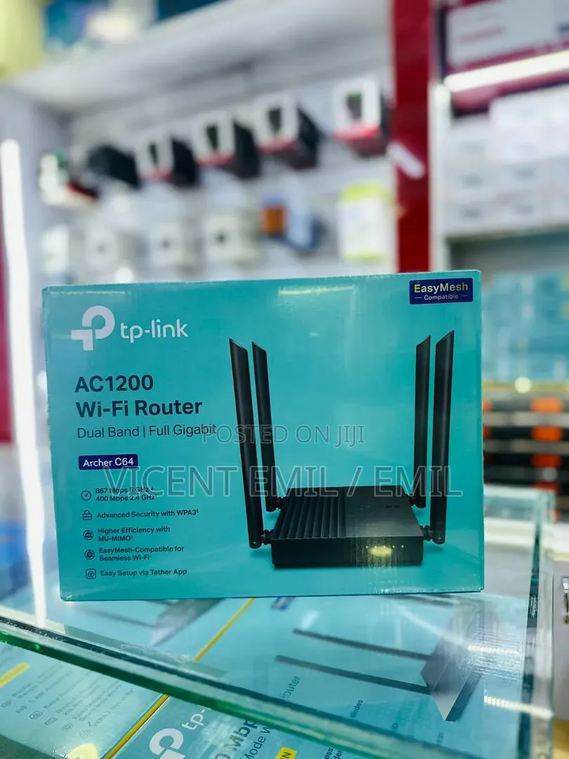 TP-Link Archer C64 AC1200 Wireless MU-MIMO Wi-Fi Router