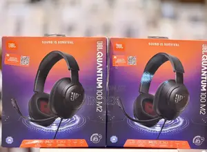 JBL Quantum 100 M2 Wired Over-Ear Gaming Headset With Detachable Mic