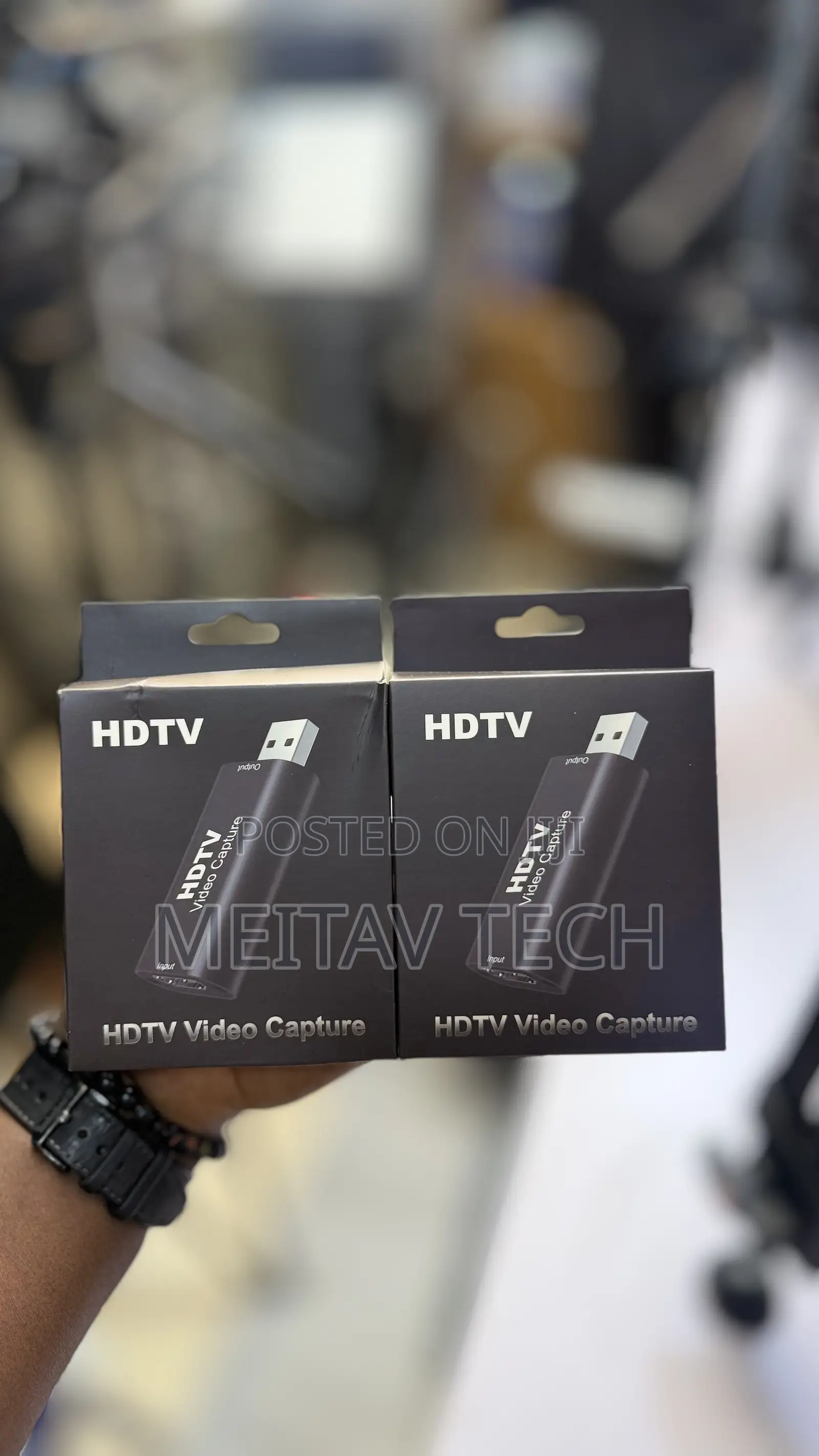 Video Capture Card Black USB-to-HDMI