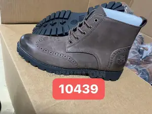 Timberland Coffee Brown Rugged Leather Shoes