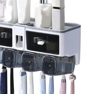 Multifunctional Toothbrush Shelf