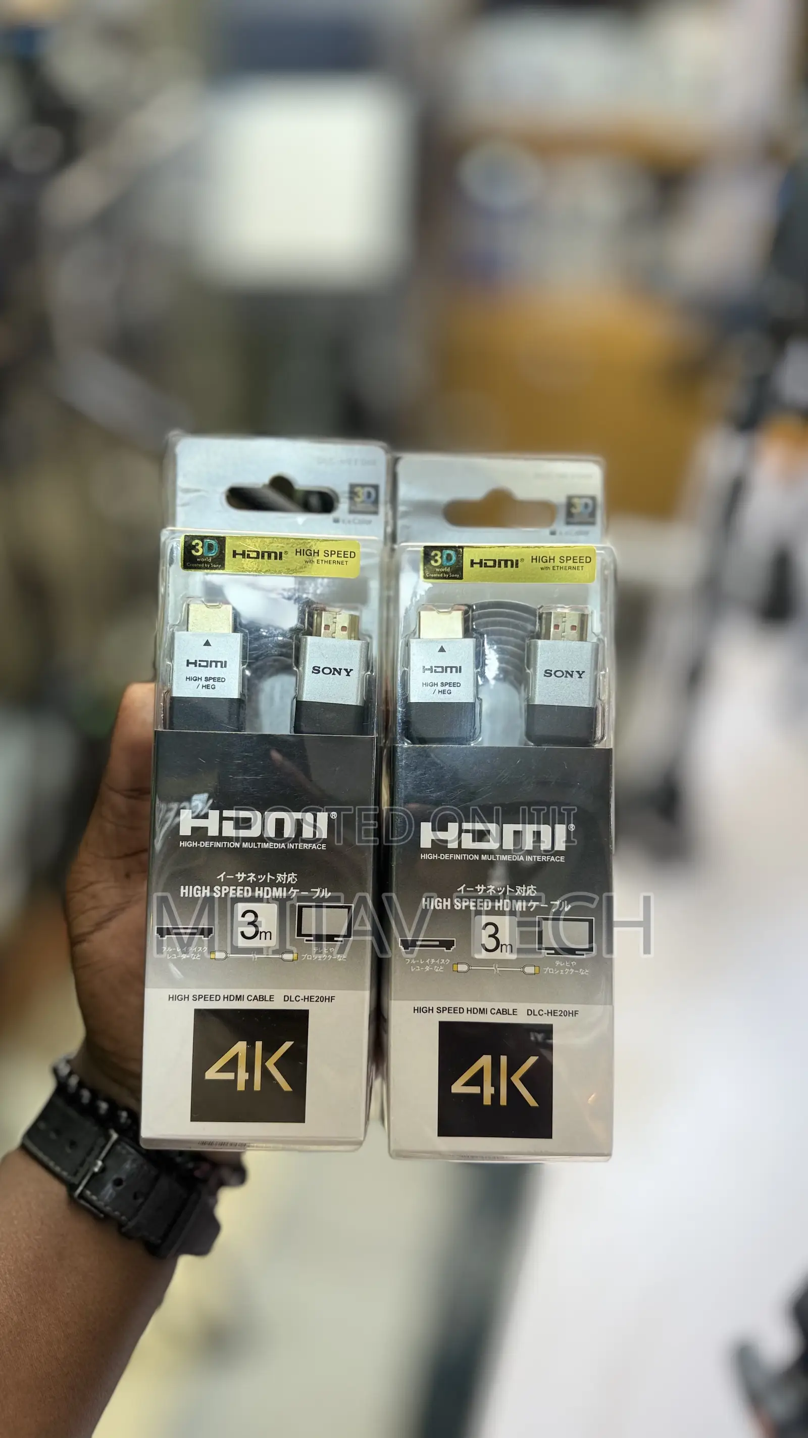 Sony 3-Meter High Speed HDMI Cable