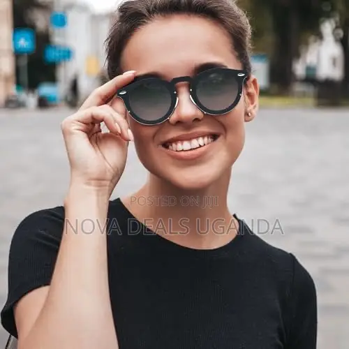 Porodo Dale Retro Round Frame Sun Glasses With Adjustable Darkness