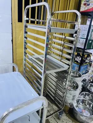 Stainless Steel Movable Bread Trolleys