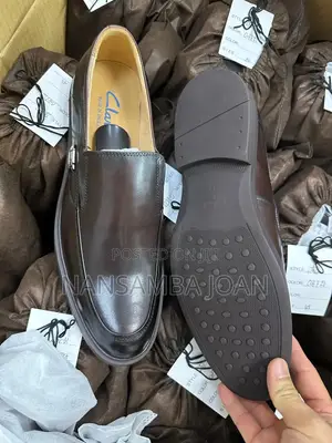 Men's Gentle Office Shoes-Dark- Brown