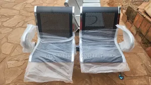 Two Seater Black Waiting Chair