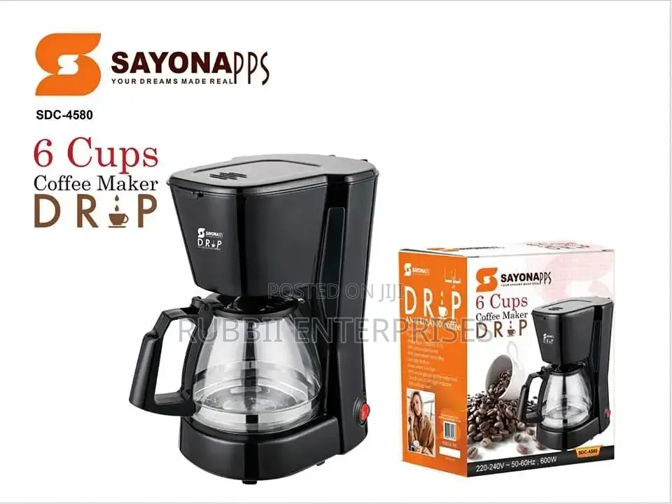 6 Cups Sayona Coffee Maker