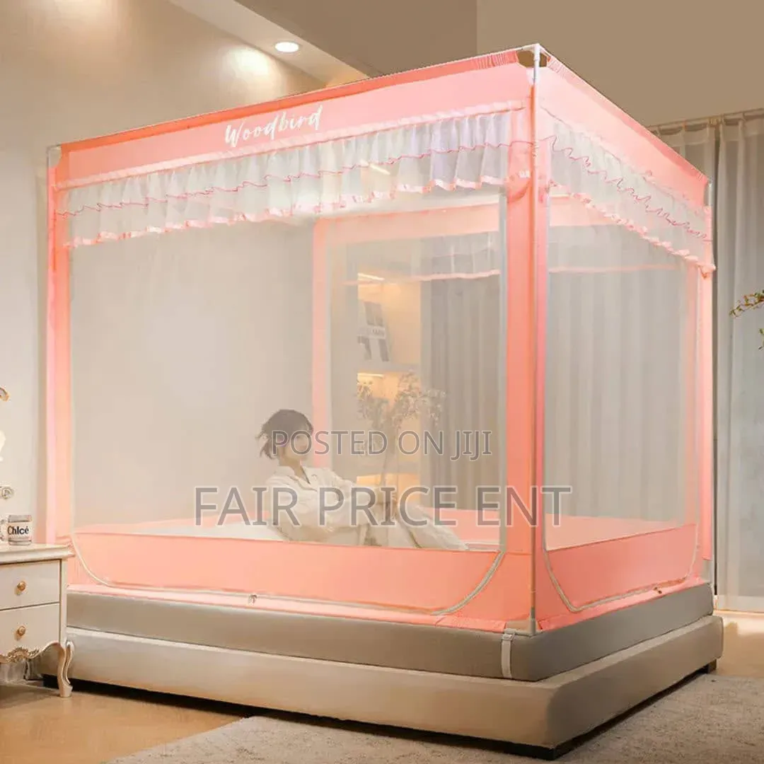 Executive Mosquito Nets. 6*6.( Pink)