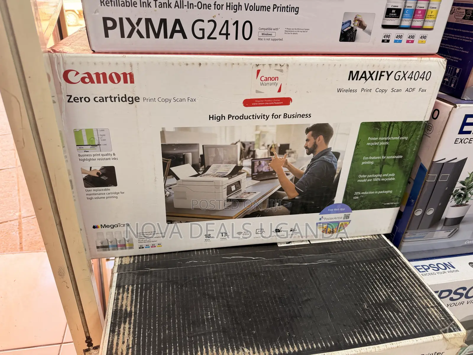 Canon MAXIFY GX4040 Wireless Colour All-in-One MegaTank Inkjet Printer