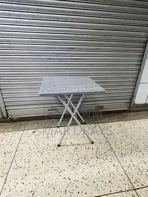 Gray Wooden Folding Reading Table