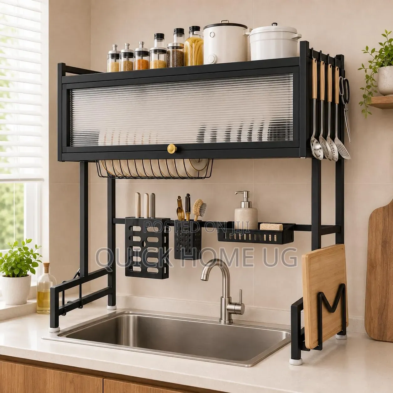 Over the Sink Dish Drying Rack-Large Dish Drying Rack