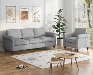4 Seater Fibre Pillow Sofa Set