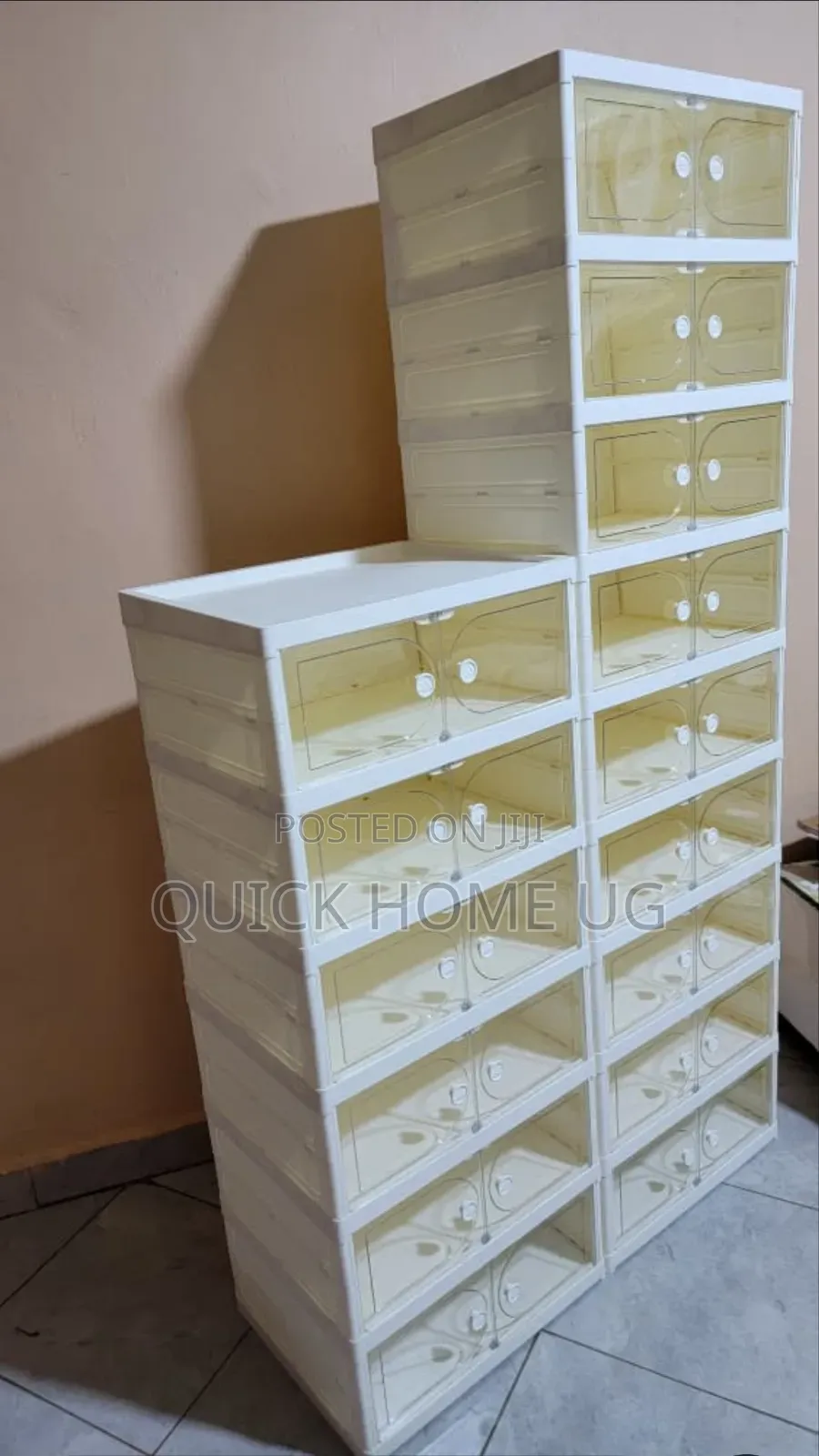 (9Layers)Foldable Stackable Shoe Cabinet, Shoe Storage Box