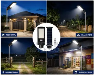 300W Solar LED Tube Light 560mm With Remote Waterproof Lamp