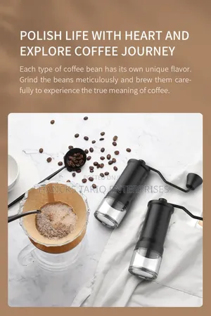 Portable Manual Coffee Grinder – Stainless Steel Grinding Core