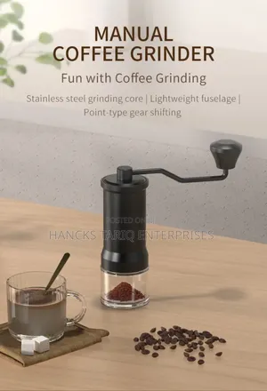 Portable Manual Coffee Grinder – Stainless Steel Grinding Core