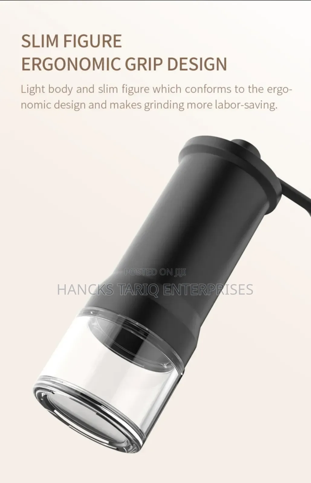 Portable Manual Coffee Grinder – Stainless Steel Grinding Core