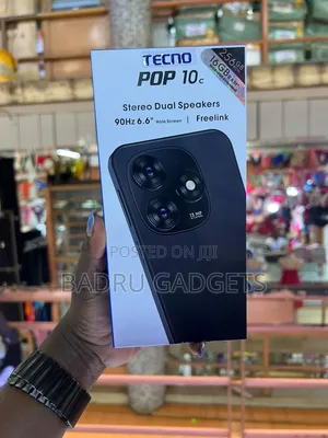 New Tecno Pop 10C 128 GB Black