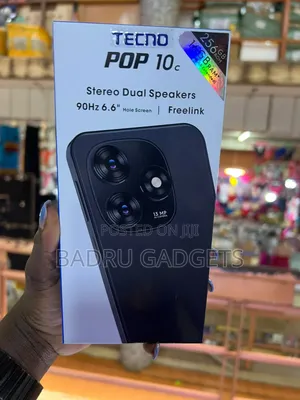 New Tecno Pop 10C 128 GB Black