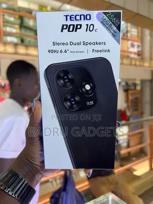 New Tecno Pop 10C 128 GB Black