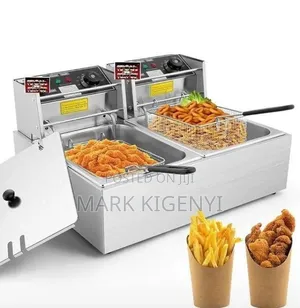 10L Double Commercial Deep Fryer – Stainless Steel Electric Machine