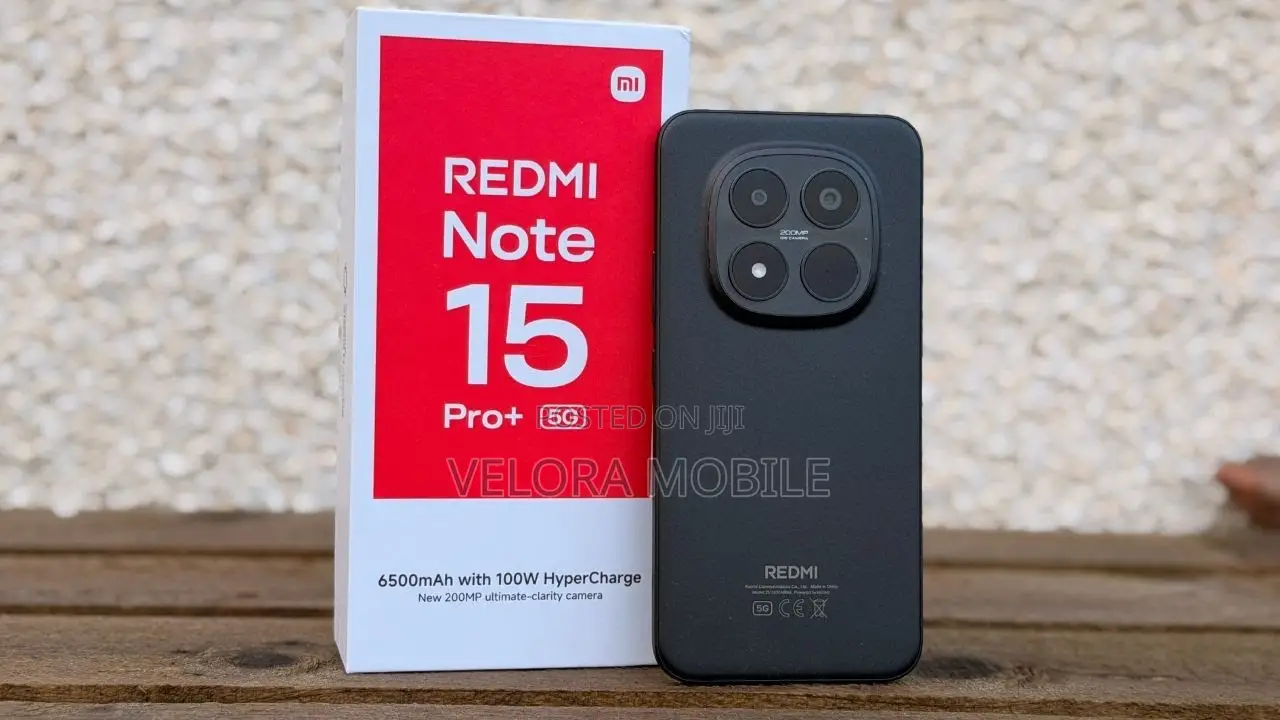 New Xiaomi Redmi Note 15 Pro+ 512 GB Black