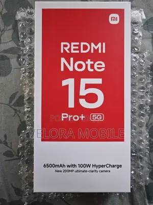 New Xiaomi Redmi Note 15 Pro+ 512 GB Black