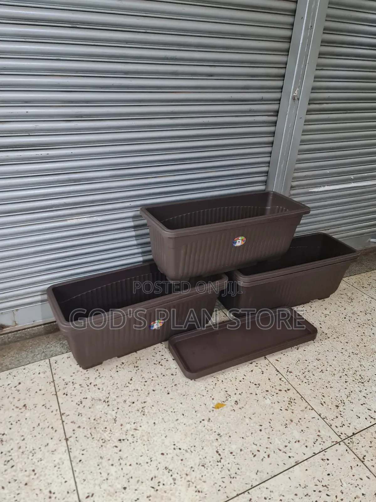 Orbit Rectangular Plastic Flower Pots Plastic Flower Pots