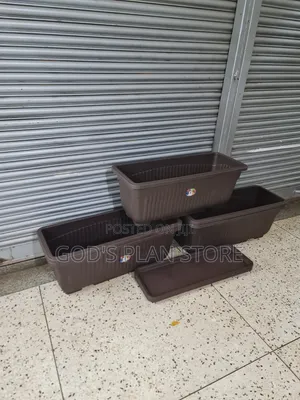 Orbit Rectangular Plastic Flower Pots Plastic Flower Pots