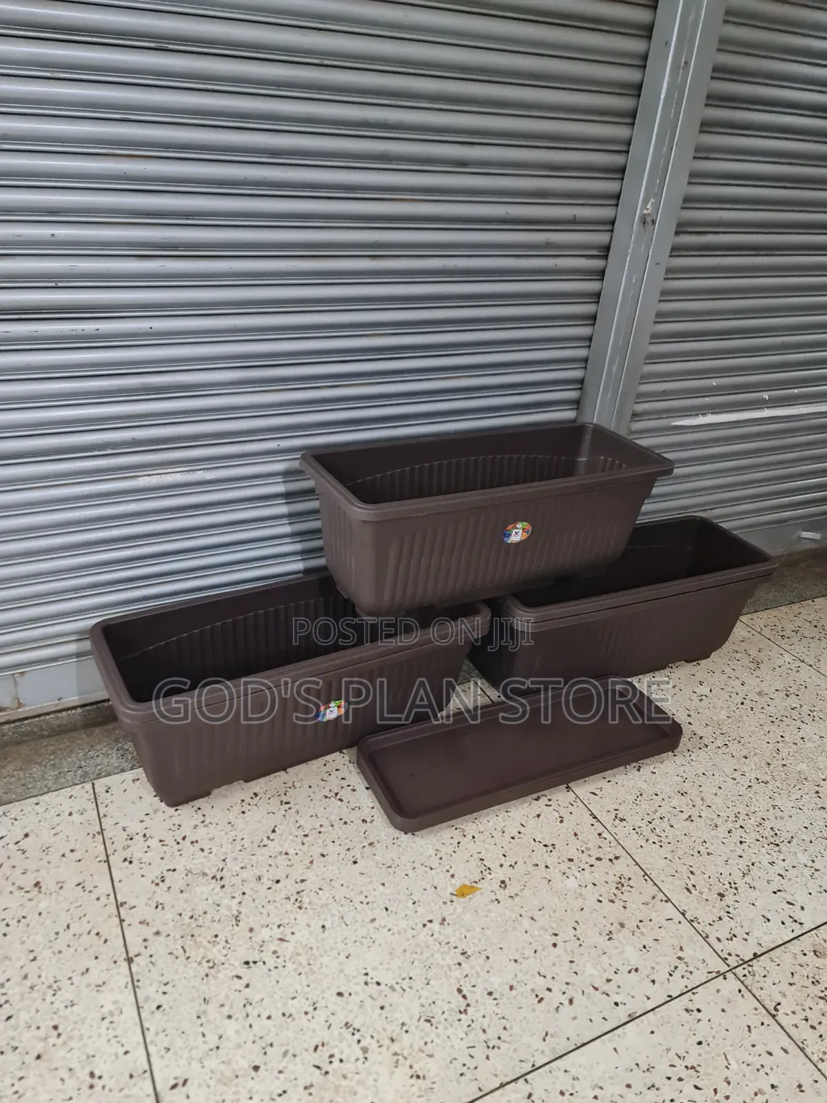 Orbit Rectangular Plastic Flower Pots Plastic Flower Pots