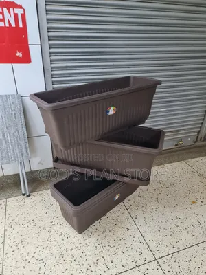 Orbit Rectangular Plastic Flower Pots Plastic Flower Pots