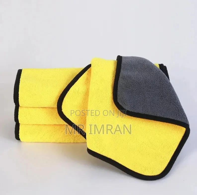 Set of 3PCs High-Density Microfiber Cleaning Towels